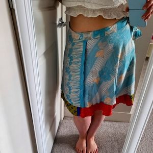 Sari Wrap Skirt ❤️